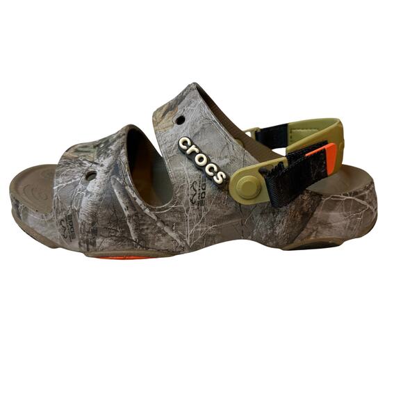 Crocs All Terrain Sandal Men’s Size 11 Realtree Edge Camo Walnut Rubber 207891 main image 6
